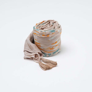 Pañuelo Estampado Canatbria Café Humana