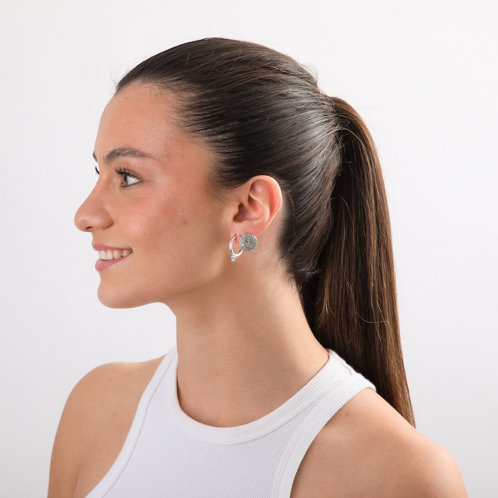 Set De Aros Marina Plateado I-D