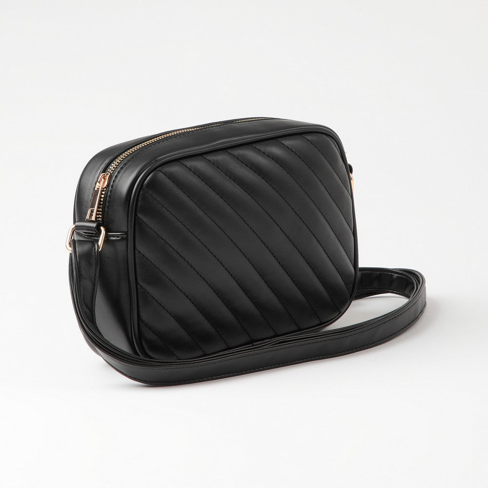 Cartera Cruzada Comte Negro I-D