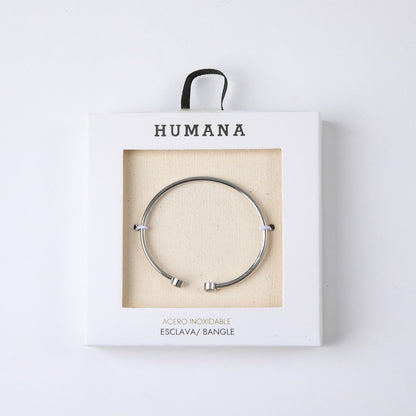 Brazalete Pulsera Malika Silver Humana