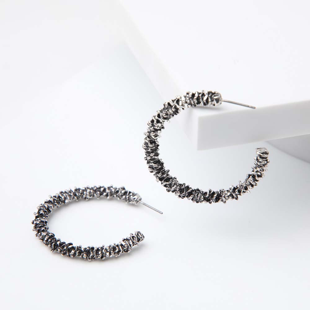 Argollas Olivo Plateadas Humana