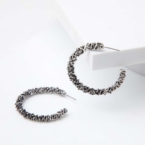 Argollas Olivo Plateadas Humana