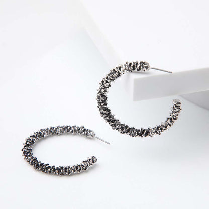 Argollas Olivo Plateadas Humana