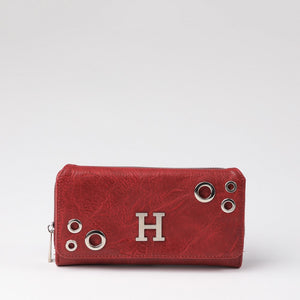 Billetera Grande Fire Red Humana