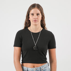 Collar Corto Rough Negro Humana