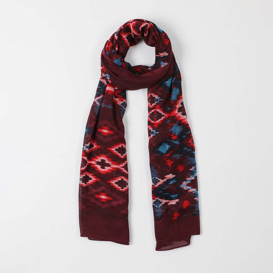 Pañuelo Estampado Rojo Greca i-D