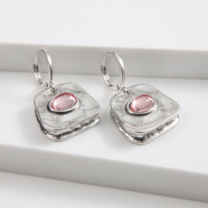 Aros Argolla Alba Plateado Tatienne