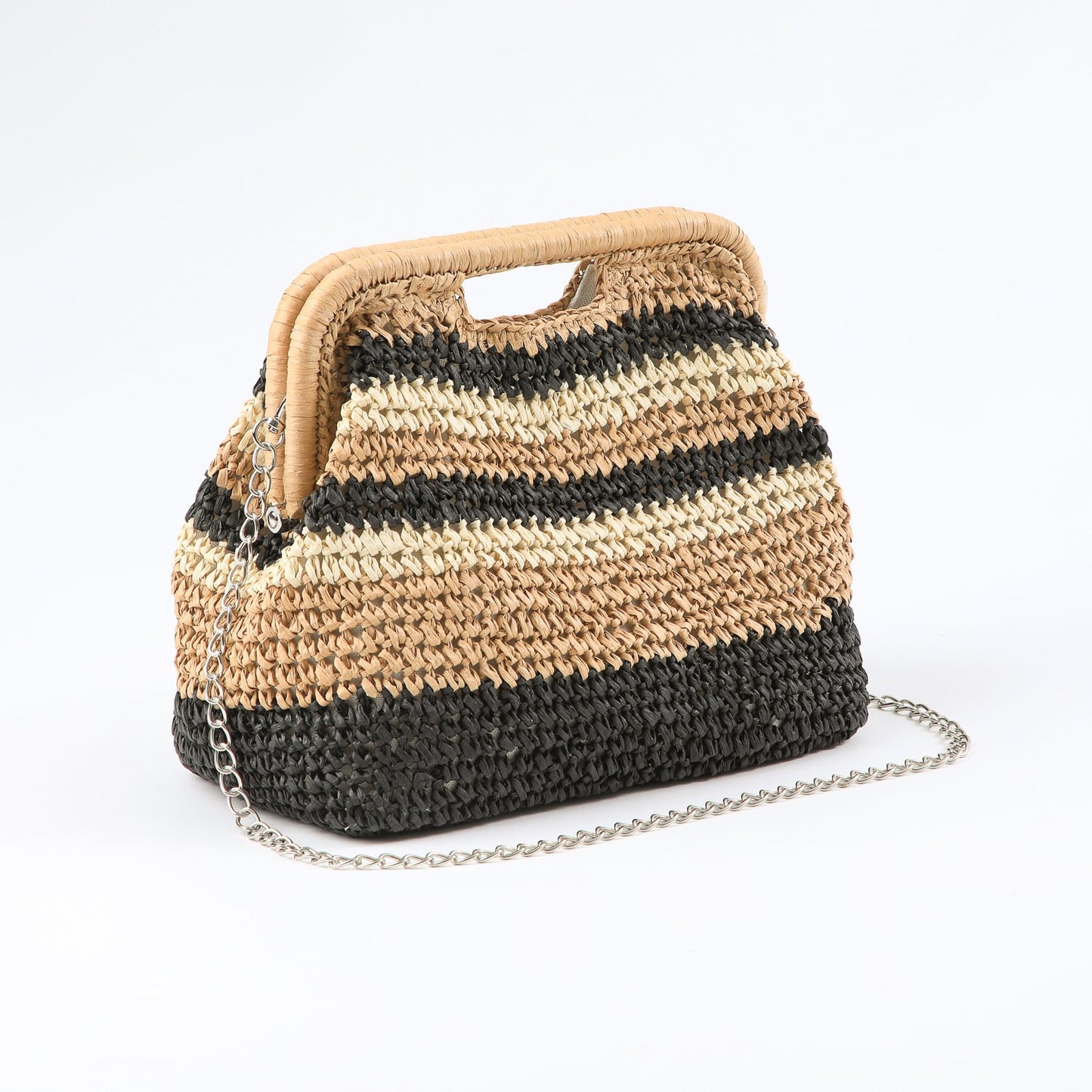 Cartera Clutch Zenda Natural Humana