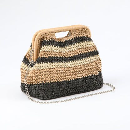 Cartera Clutch Zenda Natural Humana