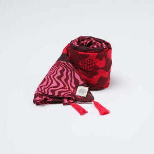 Pañuelo Estampado Alcudia Rojo Humana