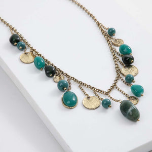 Collar Largo Amarilis Verde Tatienne