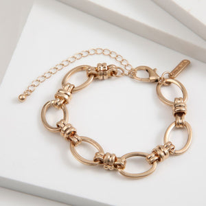 Pulsera Blanda Oval Dorado Humana