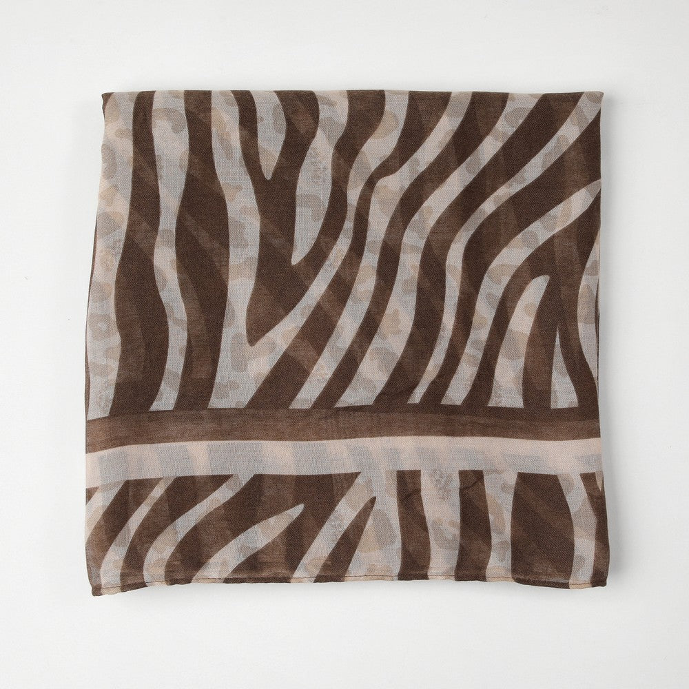 Pañuelo Estampado Almagro Beige I-D