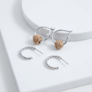 Set Aros Amarilis Beige Humana