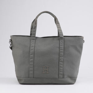 Cartera Tote Patong Gris Playa Humana