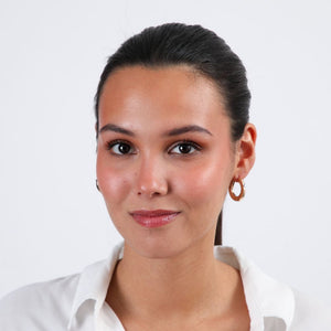 Aros Argollas Thick Dorado Tatienne