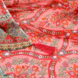Pareo Estampado Corfu Rosado Humana