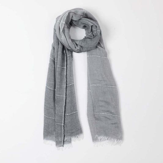 Pañuelo Liso Gris Elsa Tatienne