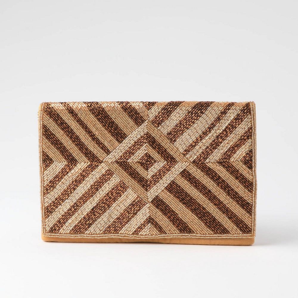 Cartera Clutch Ema Beige Humana