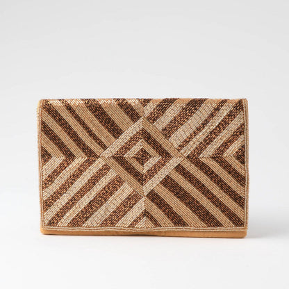 Cartera Clutch Ema Beige Humana