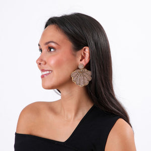 Aros Fiesta Shell Dorado Humana