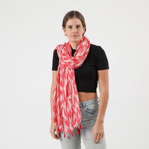 Pañuelo Estampado Girasol Rojo Humana