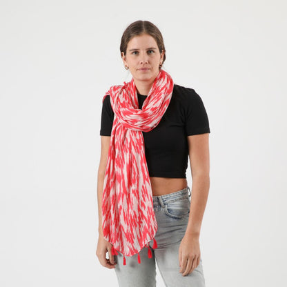 Pañuelo Estampado Girasol Rojo Humana