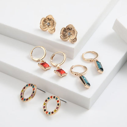 Set de 4 aros Esme Dorado ID
