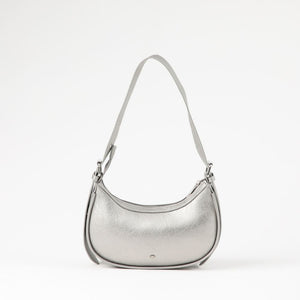 Cartera Hombro Amelie Plateado I-D