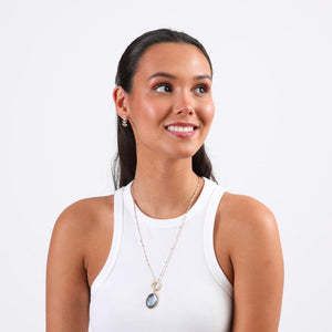 Set Collar y Aros 2 Dorado Humana