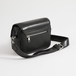 Cartera Bandolera Lena Ecocuero Negro Tatienne