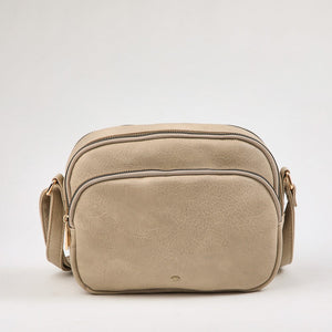 Cartera Cruzada Baniano Beige I-D