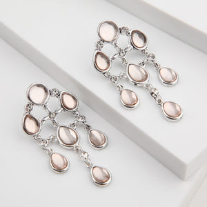 Aros Largo Catedral Plateado Tatienne