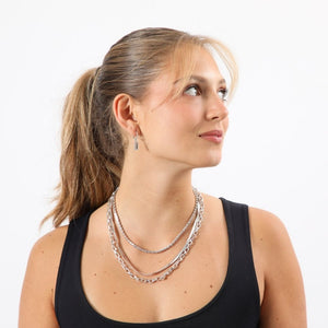 Collar Set Plateado Studio Humana