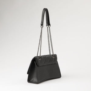 Cartera Bandolera Ecocuero Bourges Negro  i-D