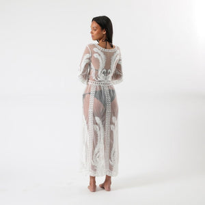 Kimono Playa Wings White Tatienne