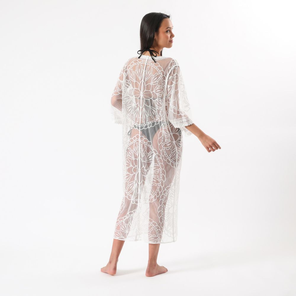 Kimono Mandala Blanco Humana