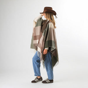 Poncho Gisa Beige Humana
