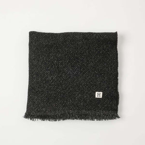 Manta Invierno Lurex Negro Humana