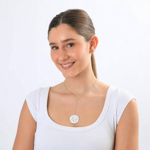 Collar Corto Reina Plateado I-D