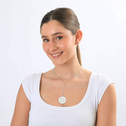 Collar Corto Reina Plateado I-D