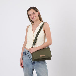 Cartera Bandolera Daisy Verde Humana