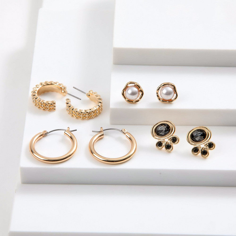 Set De Aros Paula Dorado I-D