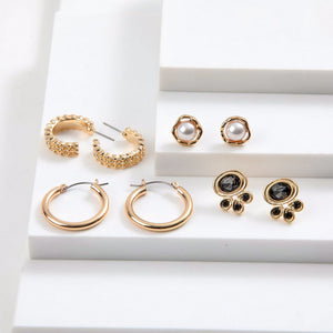 Set De Aros Paula Dorado I-D