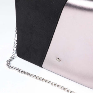Cartera Cruzada Mia Plateada i-D