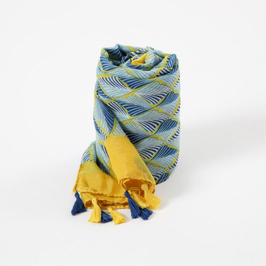 Pañuelo Estampado Petra Amarillo Tatienne