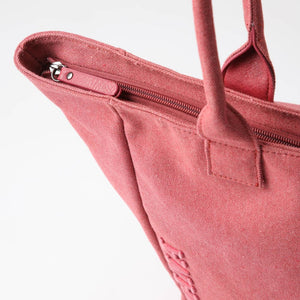 Cartera Tote Delfi Canvas Fucsia Humana