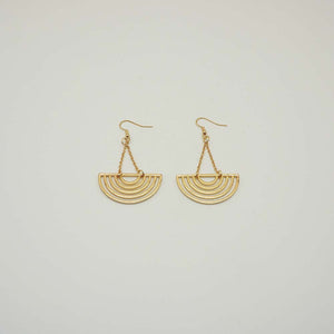 Aros Largo Elizabeth Dorados i-D