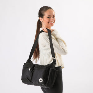 Cartera Hombro Capri Negro I-D