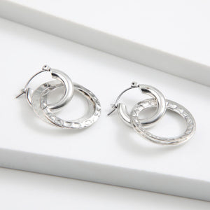 Argollas Martha Plateado ID